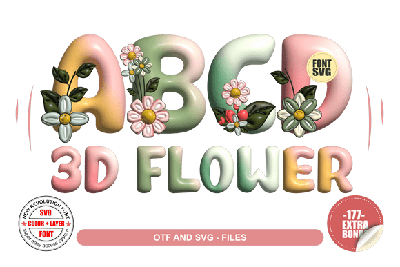 3D Flower Font: A Creative Tool for Strategic Design