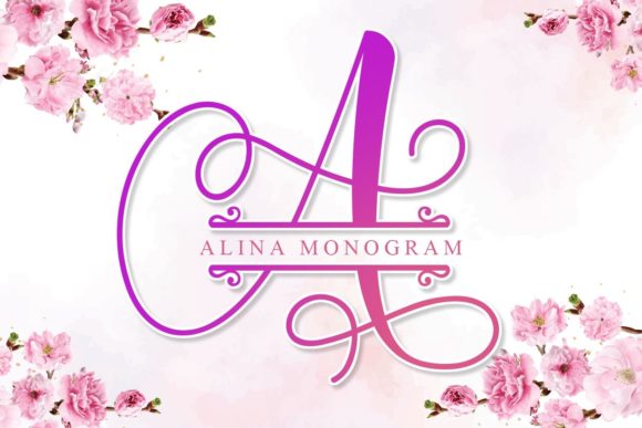 Alina Monogram Font: A Touch of Elegance for Every Project