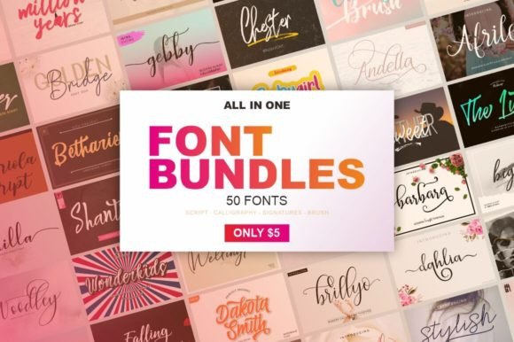 All in One Font Bundles: A Comprehensive Collection for Creative Projects