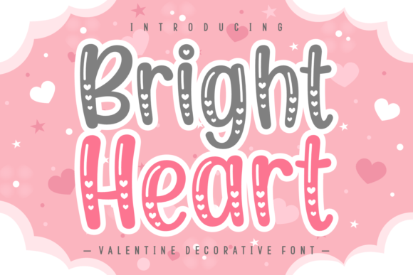 Bright Heart Font: A Festive Typographic Delight
