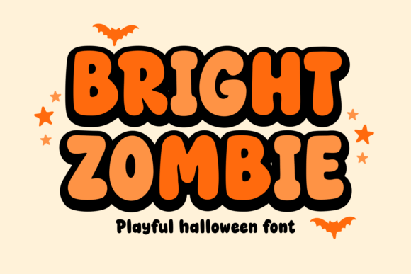 Bright Zombie Font: A Playful Twist on Halloween Design