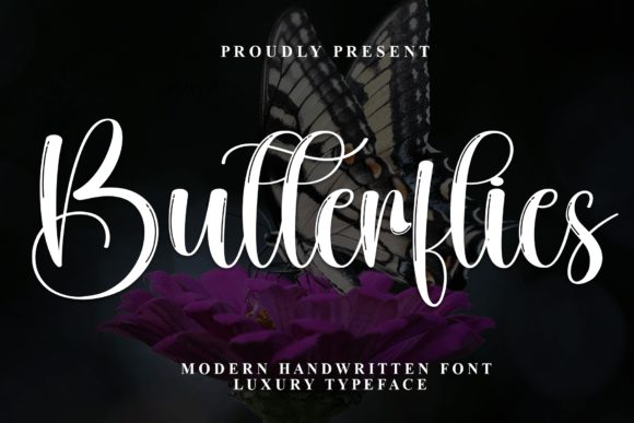 Butterflies Font: A Touch of Elegance in Digital Design