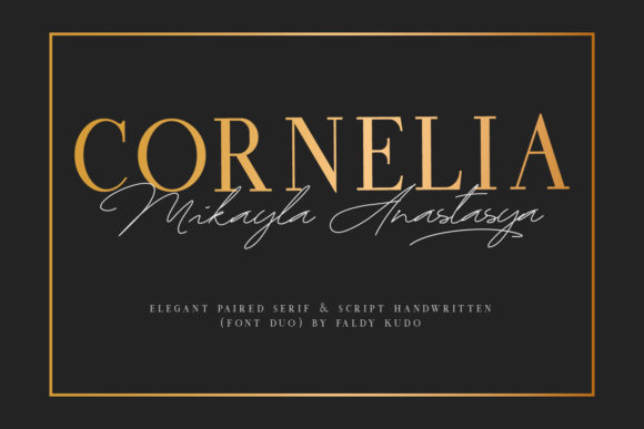 Cornelia Font Duo: A Perfect Blend of Elegance and Modernity