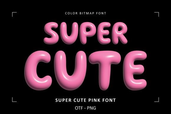 Discover the Charm of Super Cute Pink Font: A Sweet Addition to Your Design Projects