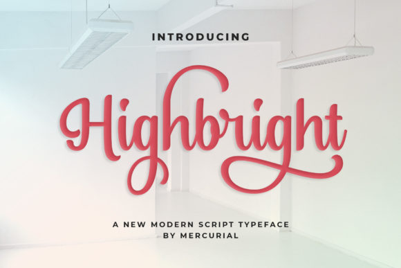 Highbright Font: A Vintage-Styled Script for Modern Design