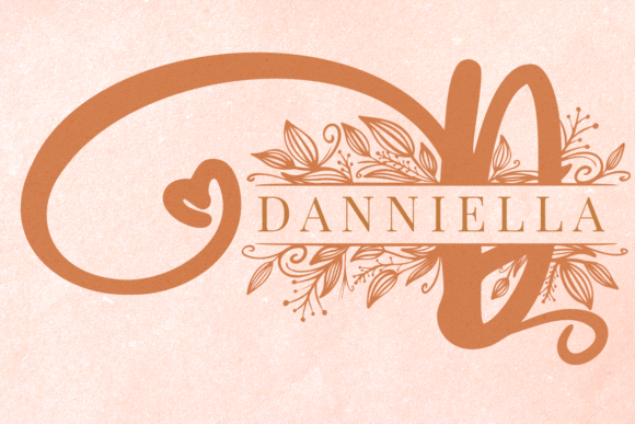 Love Eberline Monogram Font: Elegant and Festive