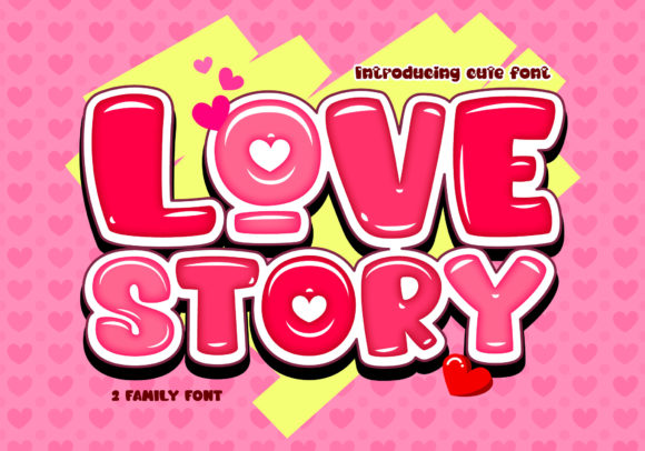 Love Story Font: A Playful Addition to Your Creative Workflow