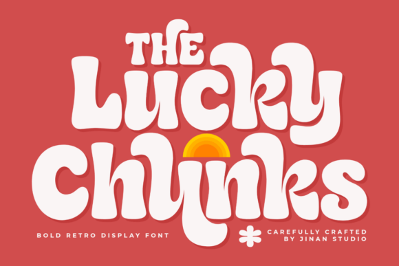 Lucky Chunks: A Bold Retro Font for Creative Workflows