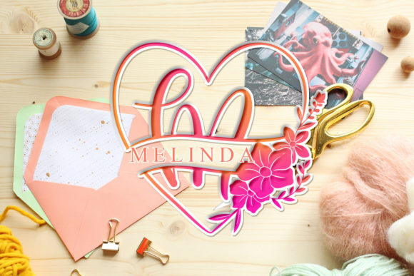 Melinda Monogram Font: A Dainty Touch for Creative Projects