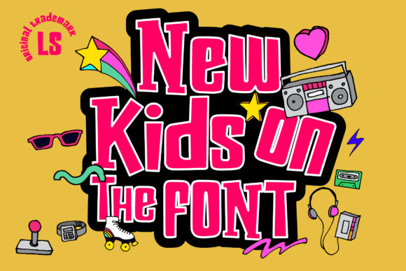 New Kids on the Font: A Playful and Colorful Display Font for Creative Projects