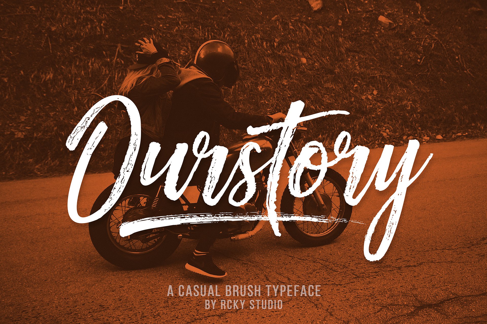 Ourstory Font Duo: A Contemporary Hand-Drawn Brush Font for Creative Projects