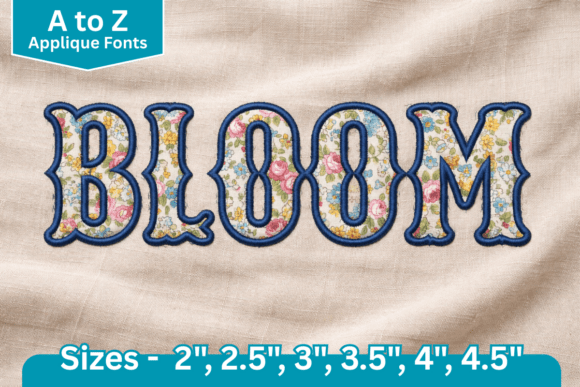 Satin Line Edge Applique Font: A Versatile Tool for Embroidery Projects