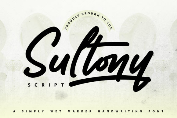 Sultony Marker Handwriting Font: A Creative Touch for Any Project
